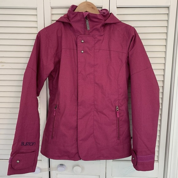 Burton Jackets & Blazers - Burton DRYRIDE Womens XS Snowboard Ski Jacket Coat Pink Hooded Vented Winter